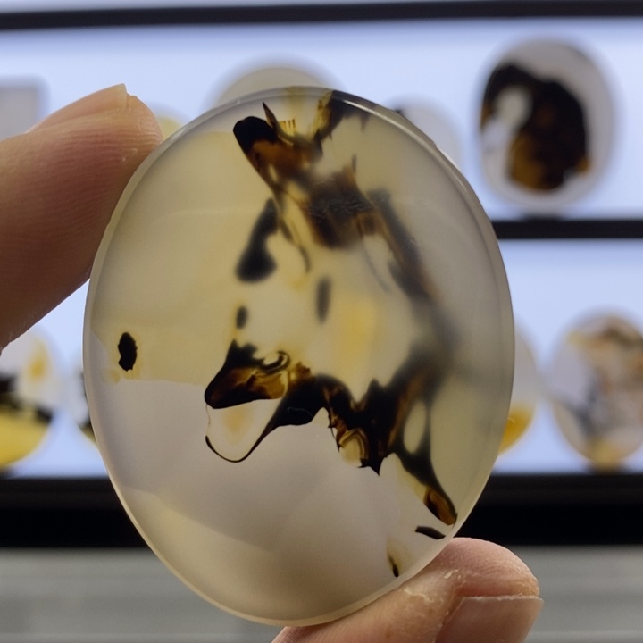 玛瑙/玉髓合金颈饰