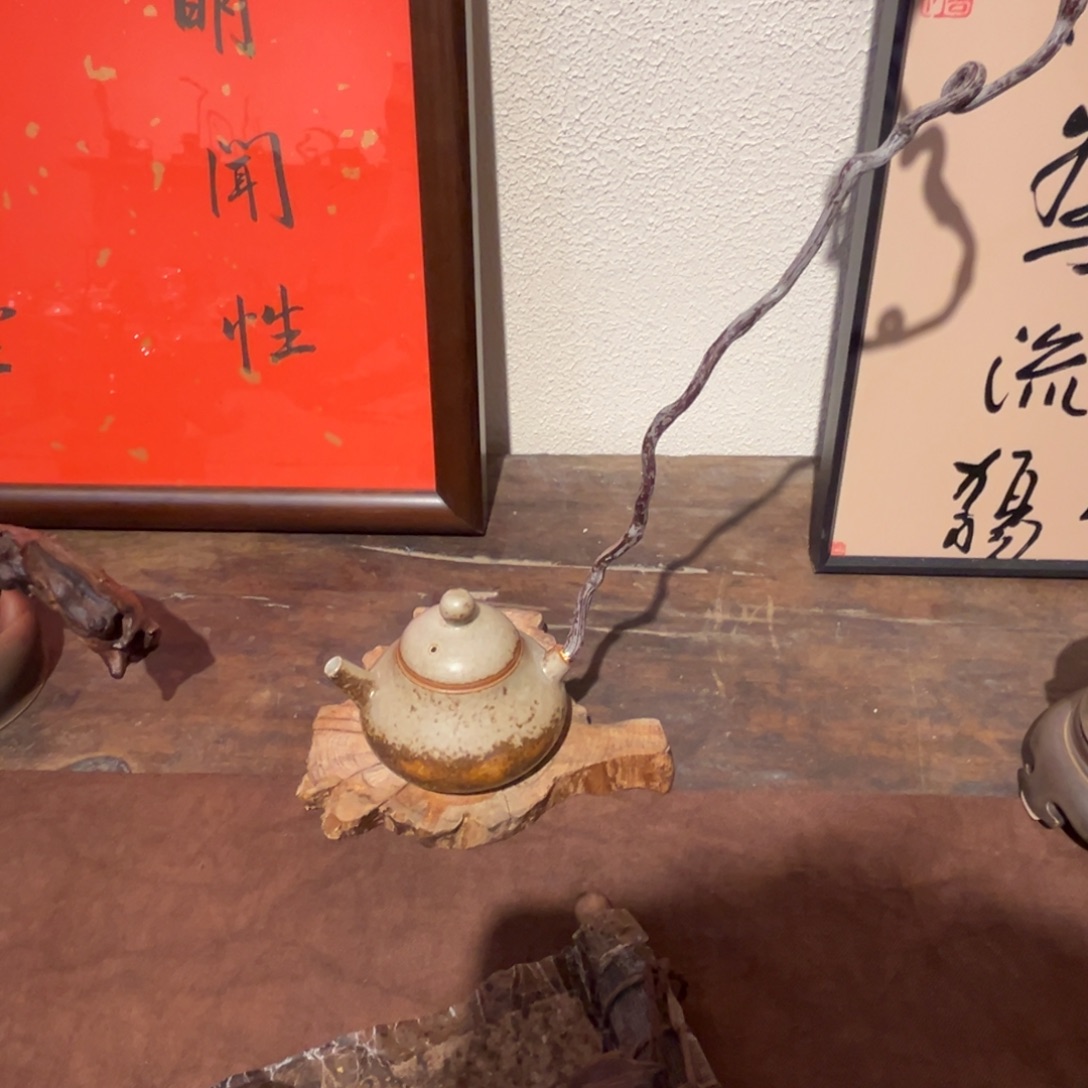 景德镇纯手工工艺柴烧壶