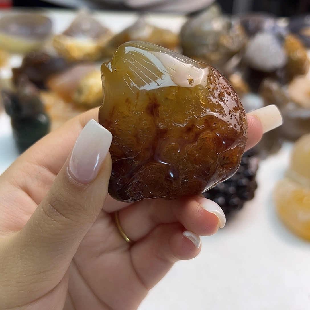 玛瑙/玉髓未镶嵌颈饰