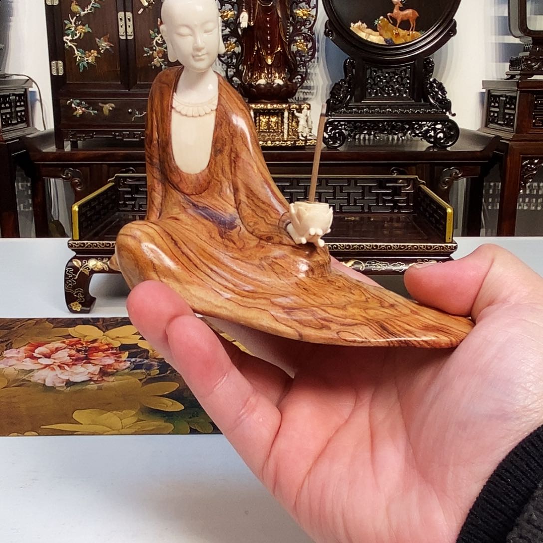 香枝木类成套家具白*边香插