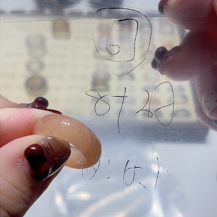 玛瑙/玉髓戒指未镶嵌