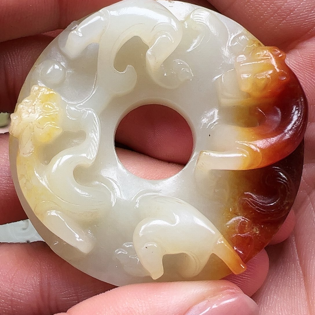 和田玉颈饰未镶嵌菩*