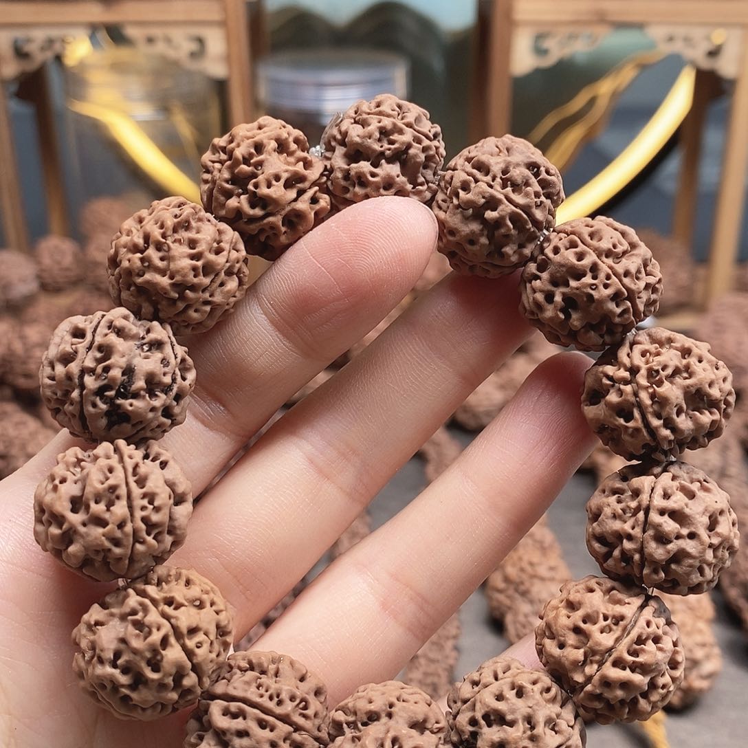 金刚菩提手串19mm蜂窝双龙孤品新手体验