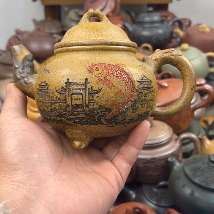 茶壶紫砂紫砂微瑕