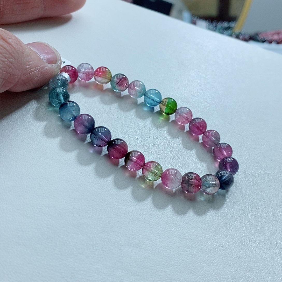 碧玺手链未镶嵌手链