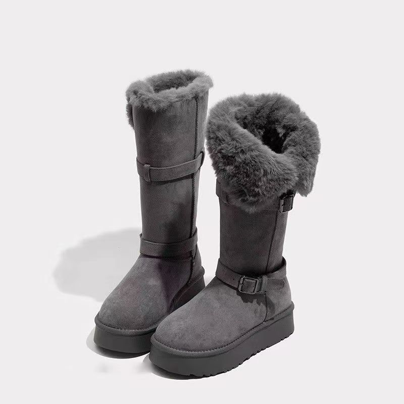 长筒雪地靴百搭女鞋保暖经典秋冬雪地靴时尚雪地靴冬季女款女士