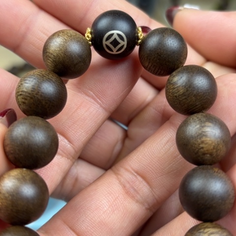 沉香手串白棋沉水老料