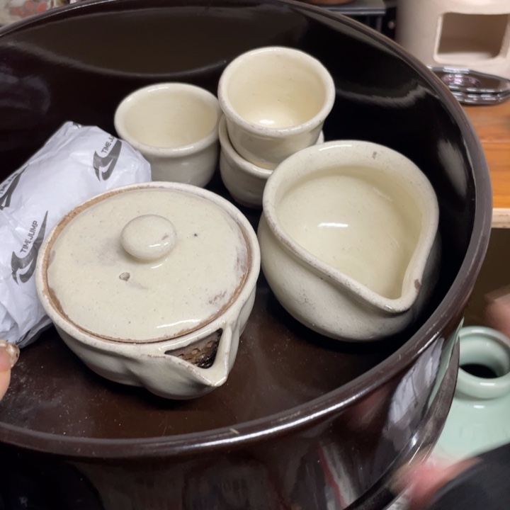 紫砂茶杯过年好放漏了！！