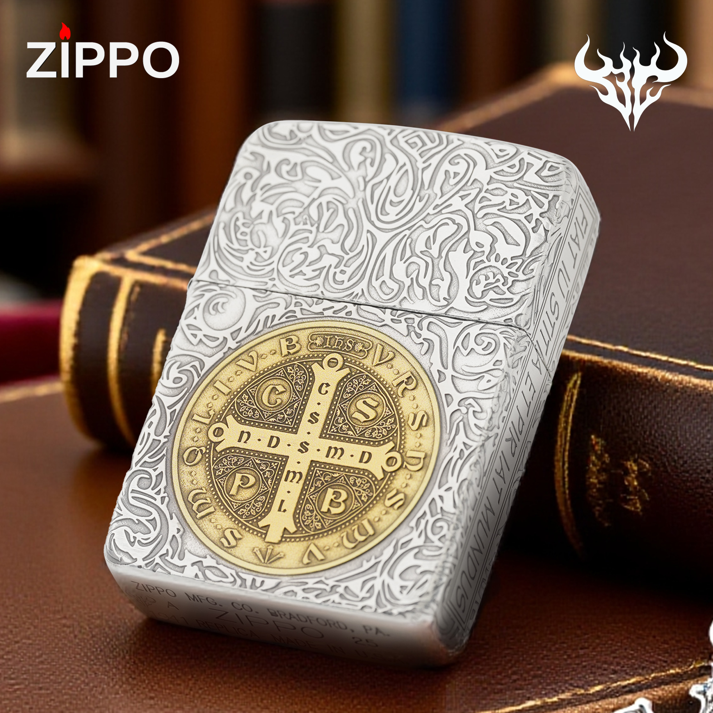 ZIPPO/之宝蚊版1941军机镀包鎏金【康斯坦丁】zippo打火机正品DYJ1