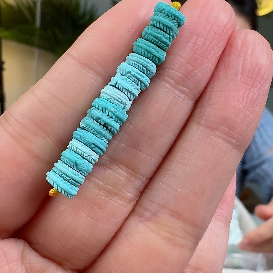 绿松石珠宝奇石未镶嵌