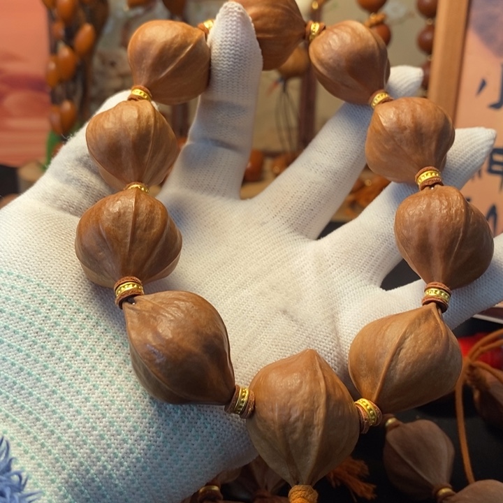橄榄核手串/手链2.5原皮四花