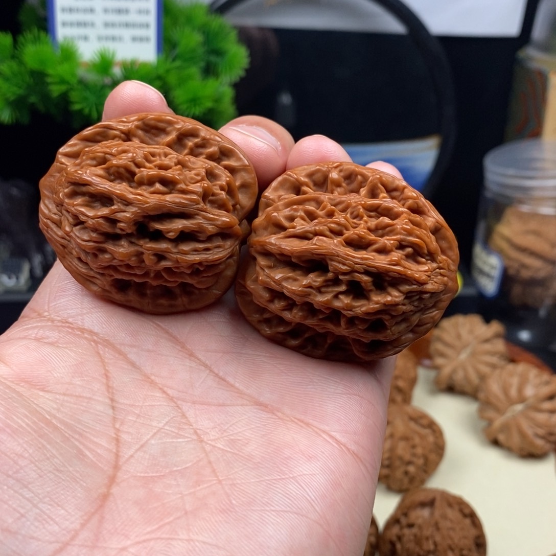 文玩核桃把件麦虎42.5