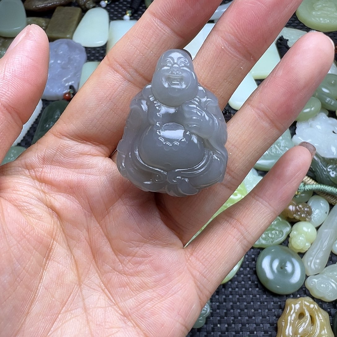 和田玉未镶嵌吊坠(不含链)福利漏，卡36.3