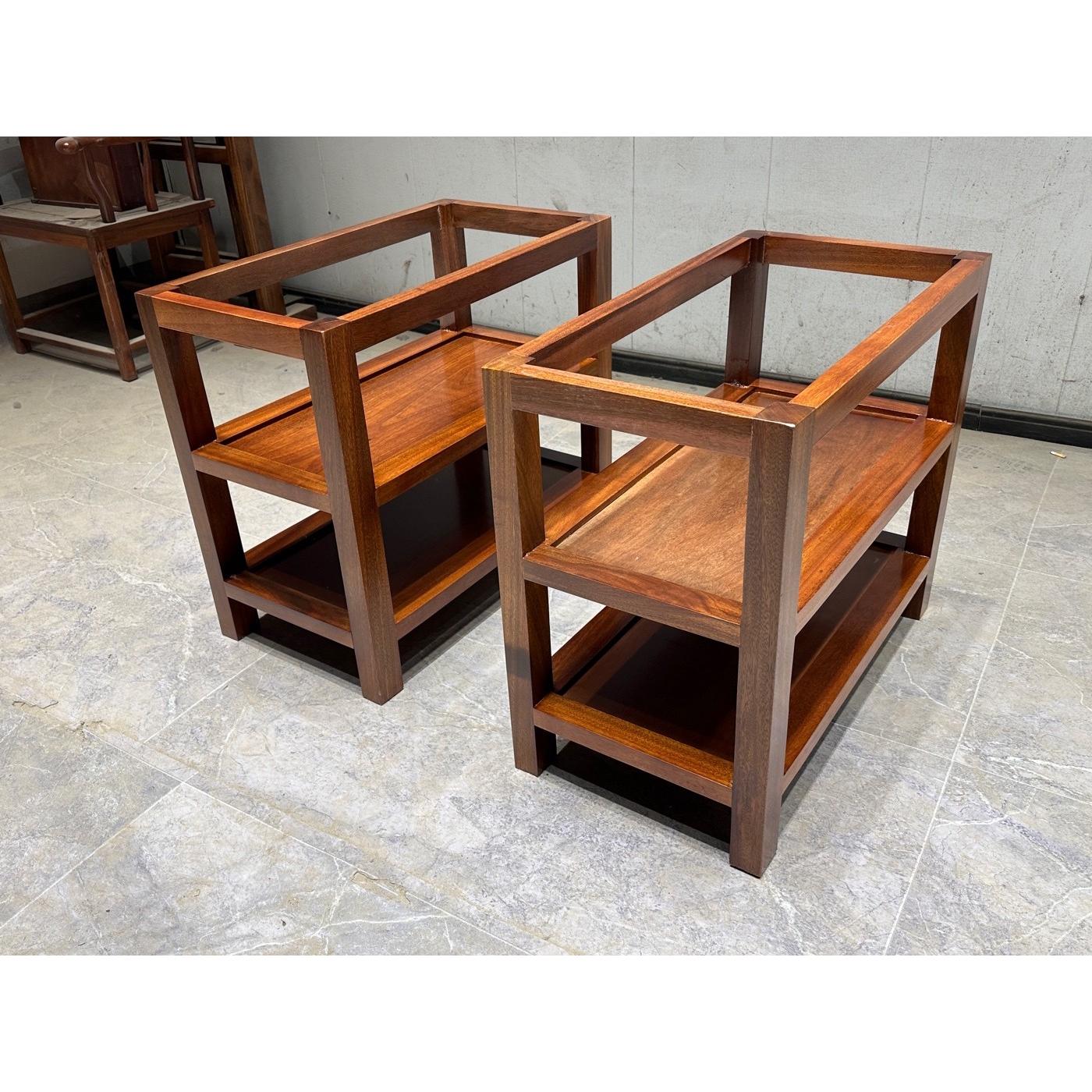 进口纯实木大板桌办公桌书桌配套榫卯结构无抽柜子脚款式不包邮