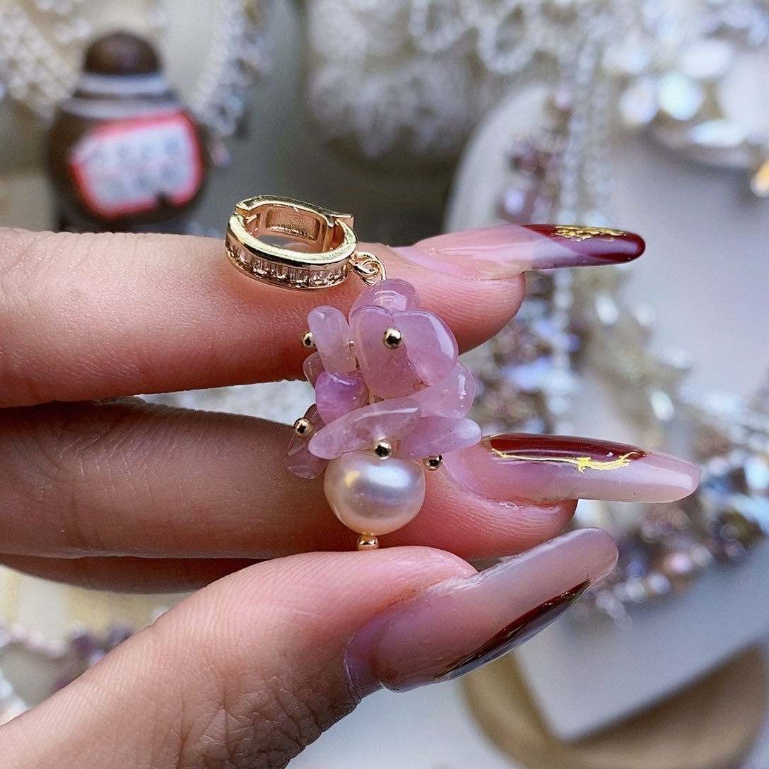 淡水珍珠颈饰银S925镶嵌