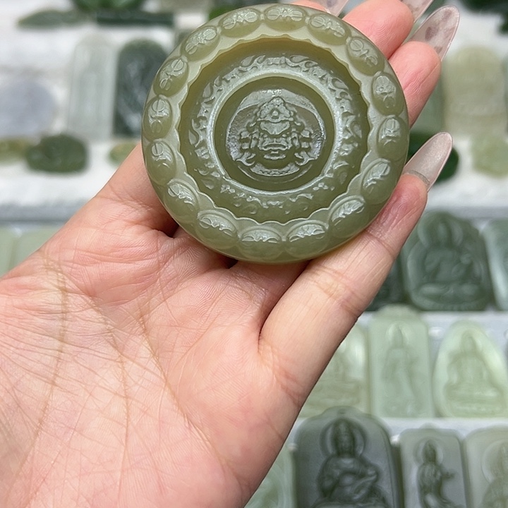 和田玉颈饰未镶嵌ξ****∯