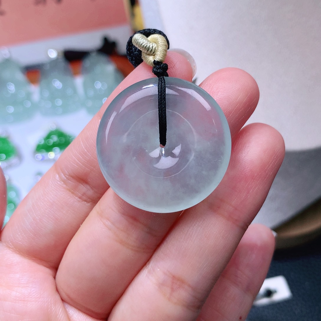 颈饰未镶嵌翡翠扣子30.5*5.5