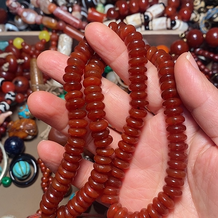 玛瑙/玉髓合金颈饰