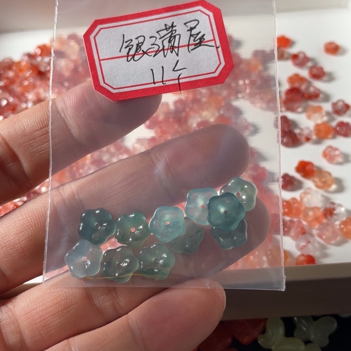 颈饰未镶嵌翡翠银*屋翡翠小扣子