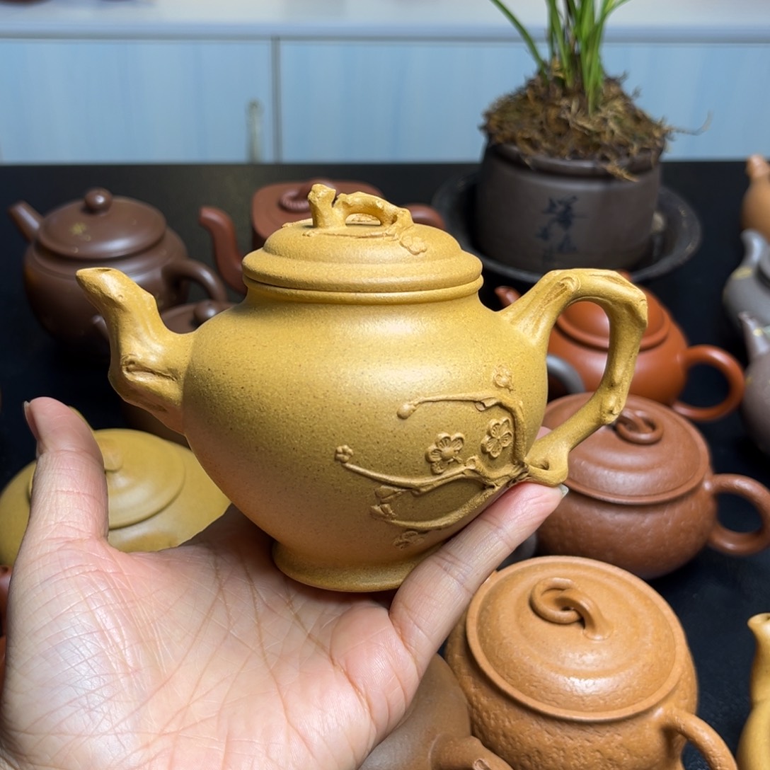 手工制作原矿紫砂