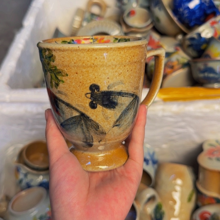 瓷片景德镇陶瓷手工手绘