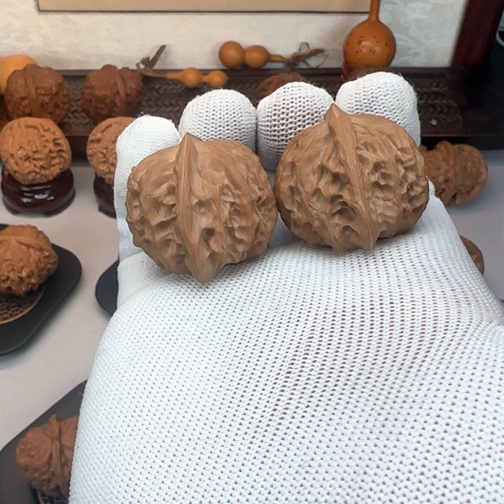 文玩核桃吊坠无药战鼓