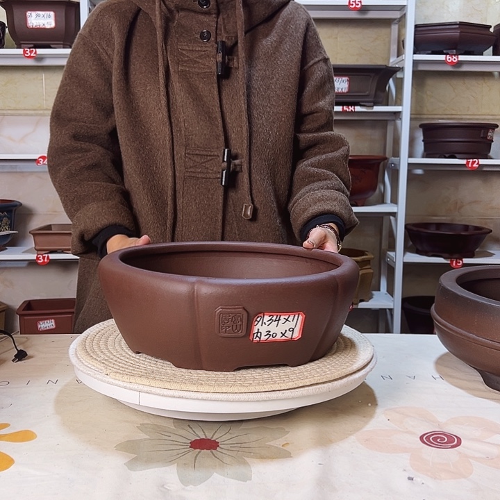 紫砂花盆紫砂花盆