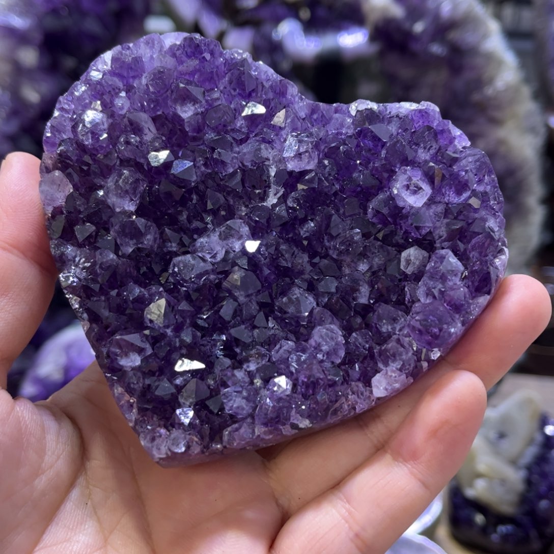 紫晶摆件未镶嵌摆件