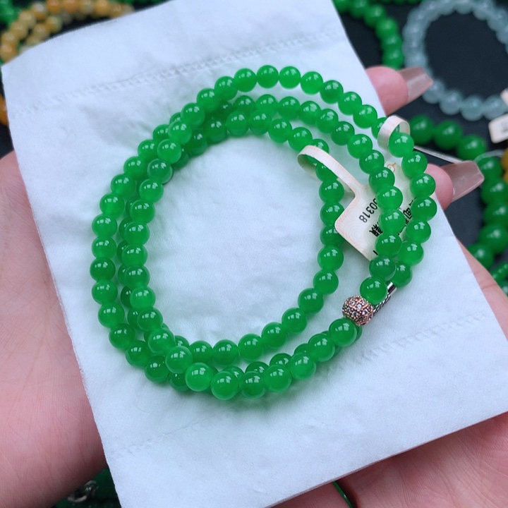 温***乐缅料卡6项链 一物一证