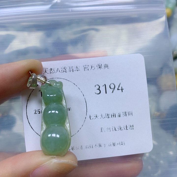 翡翠颈饰未镶嵌翡翠