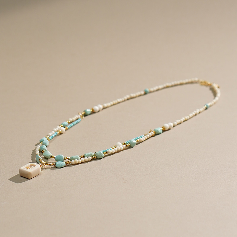 【佑好】猛犸牙无相轻奢百搭气质项链多样性发一