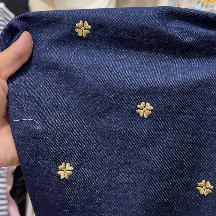 指***意无纺布绣花牛仔涤绣2m