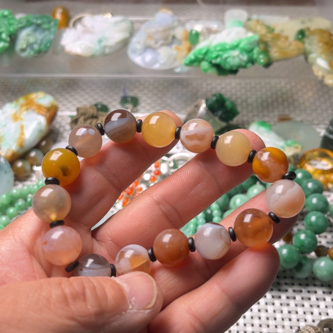 翡翠颈饰未镶嵌石头