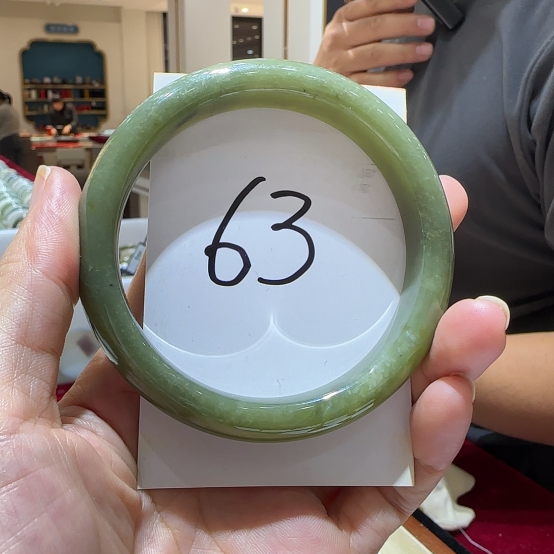 和田玉未镶嵌手镯962