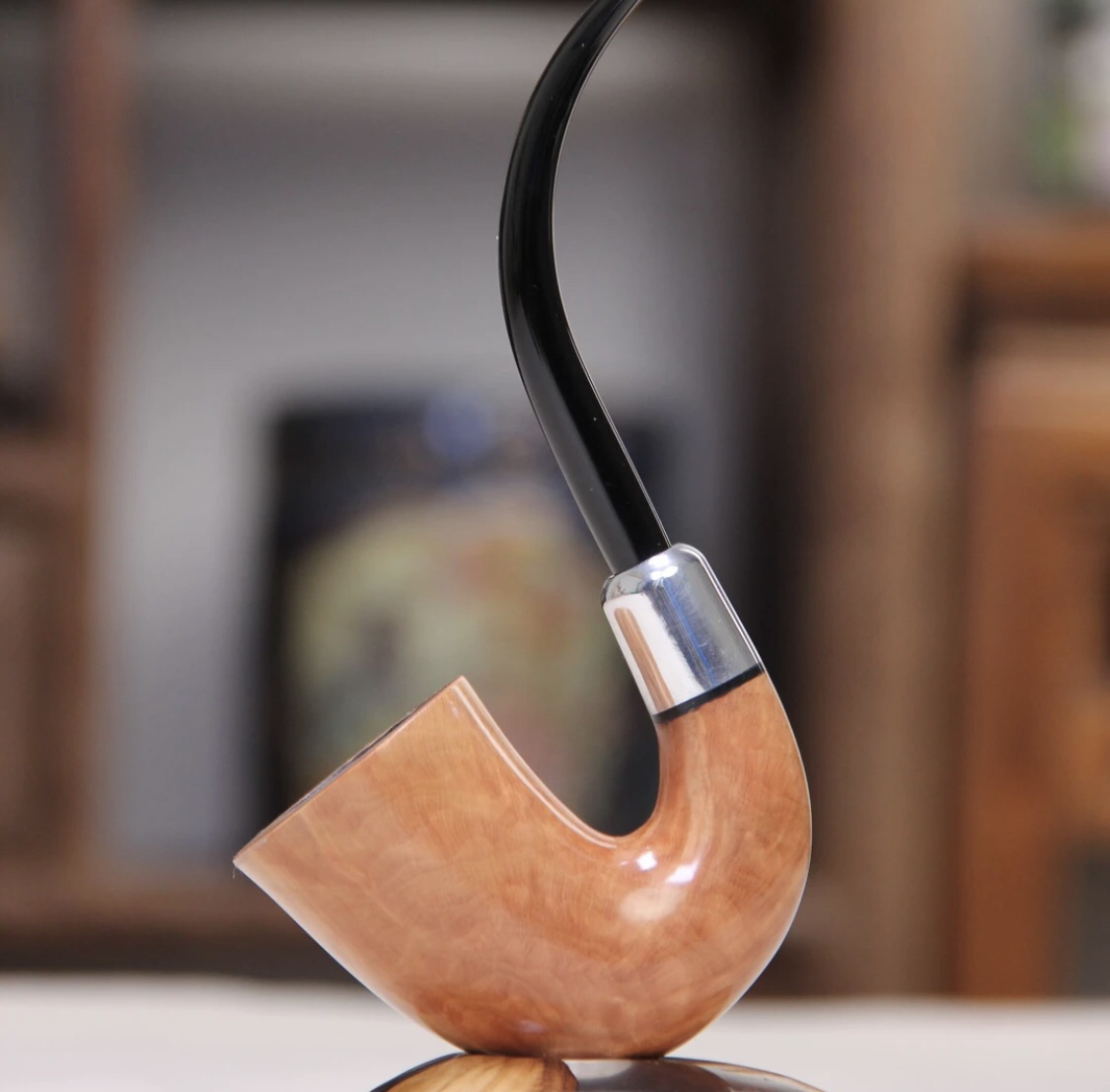 福尔摩斯5号大弯斗(原木色)