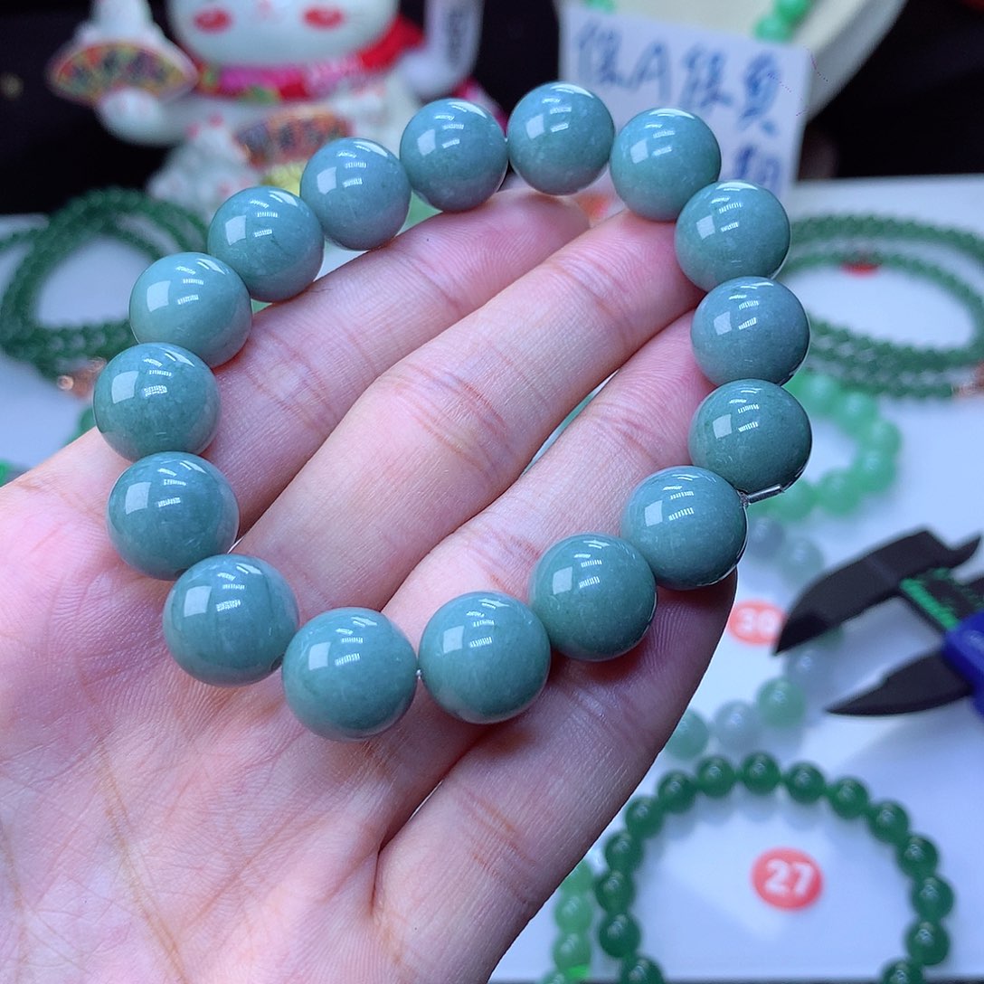 翡翠毛衣链未镶嵌