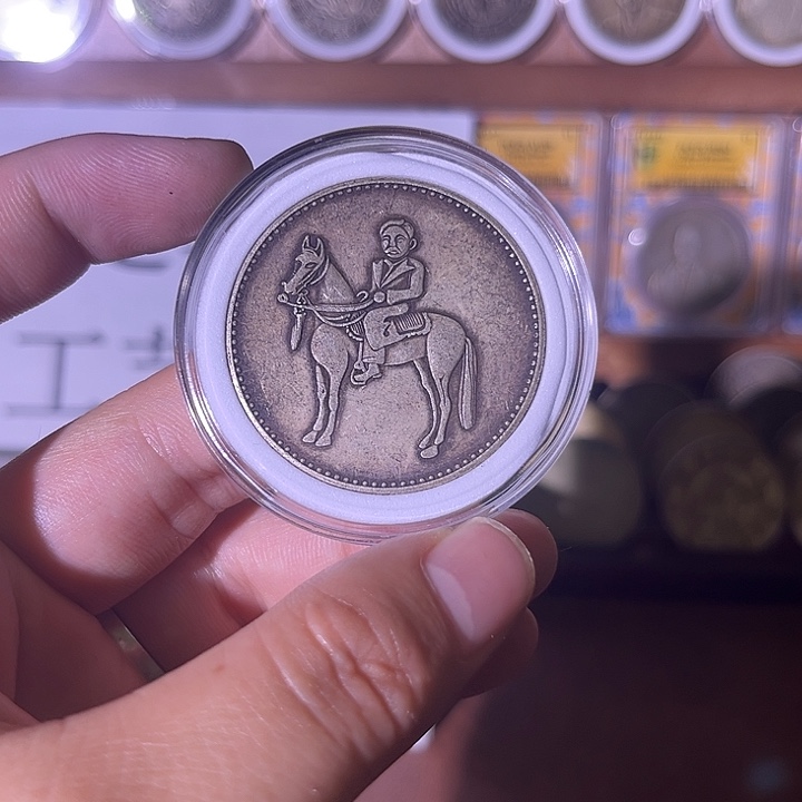 复古 精美龙洋可吹响可翻面工艺品摆件