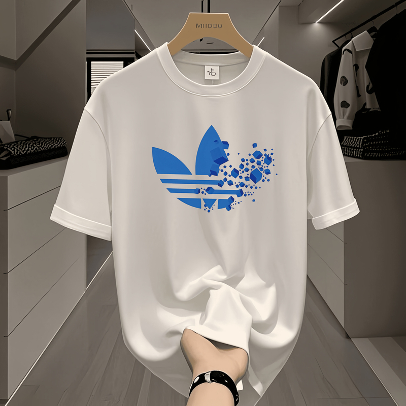 B【一折大促福利】夏季潮牌男女同款百搭圆领T恤