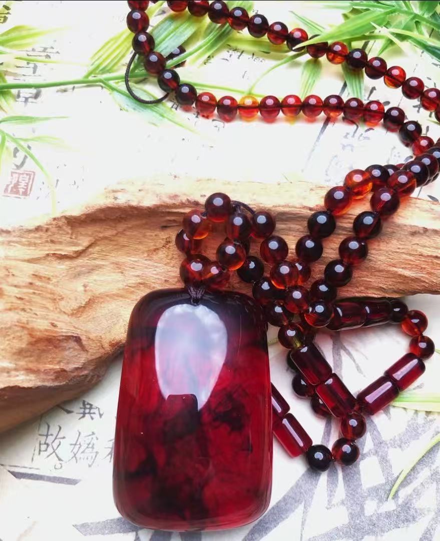 血丝菩提吊坠SC-240