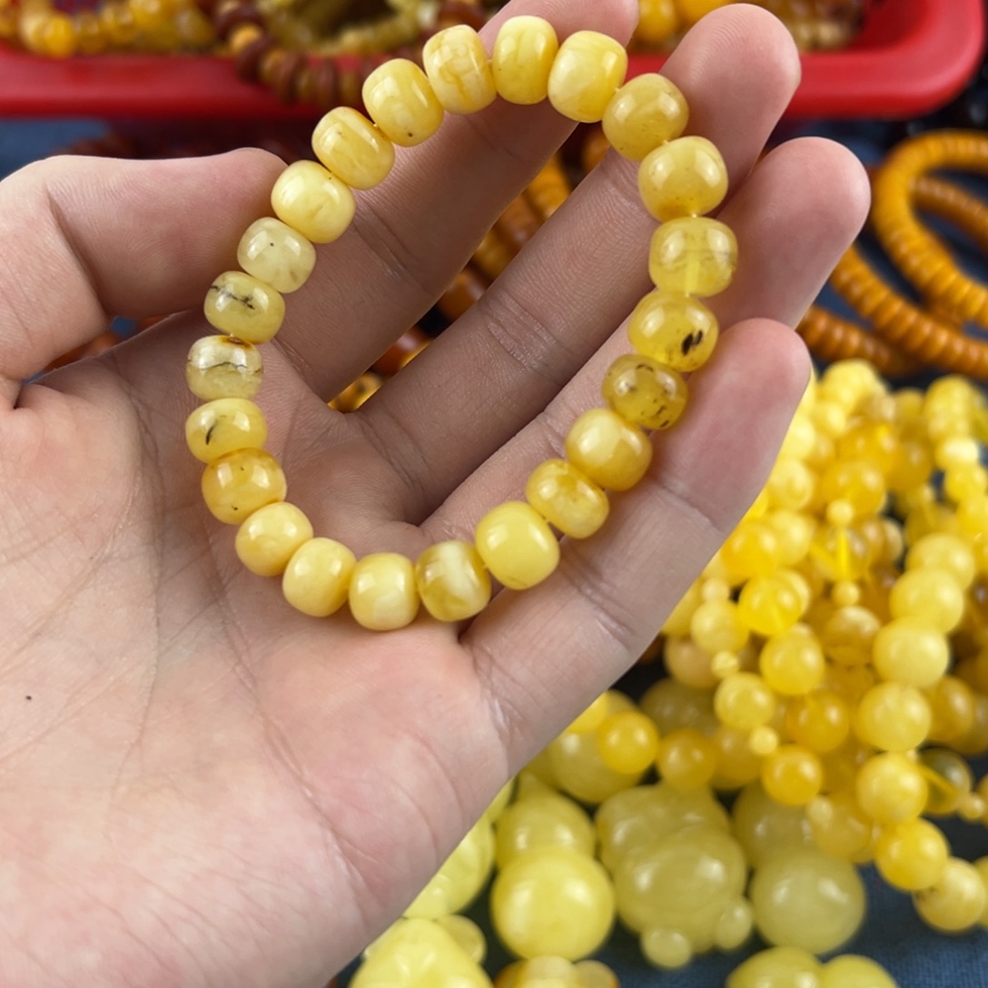 琥珀未镶嵌珠宝奇石