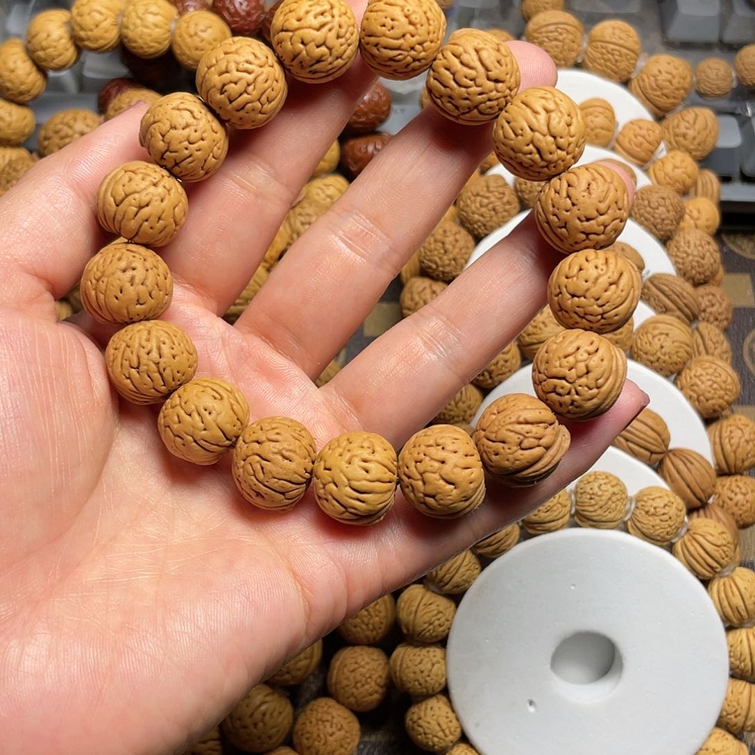 桃木桃核手串16+肉文元宝