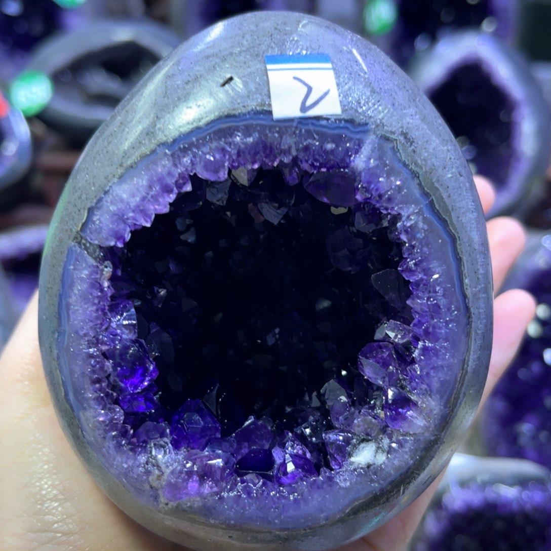 紫晶摆件未镶嵌紫水晶