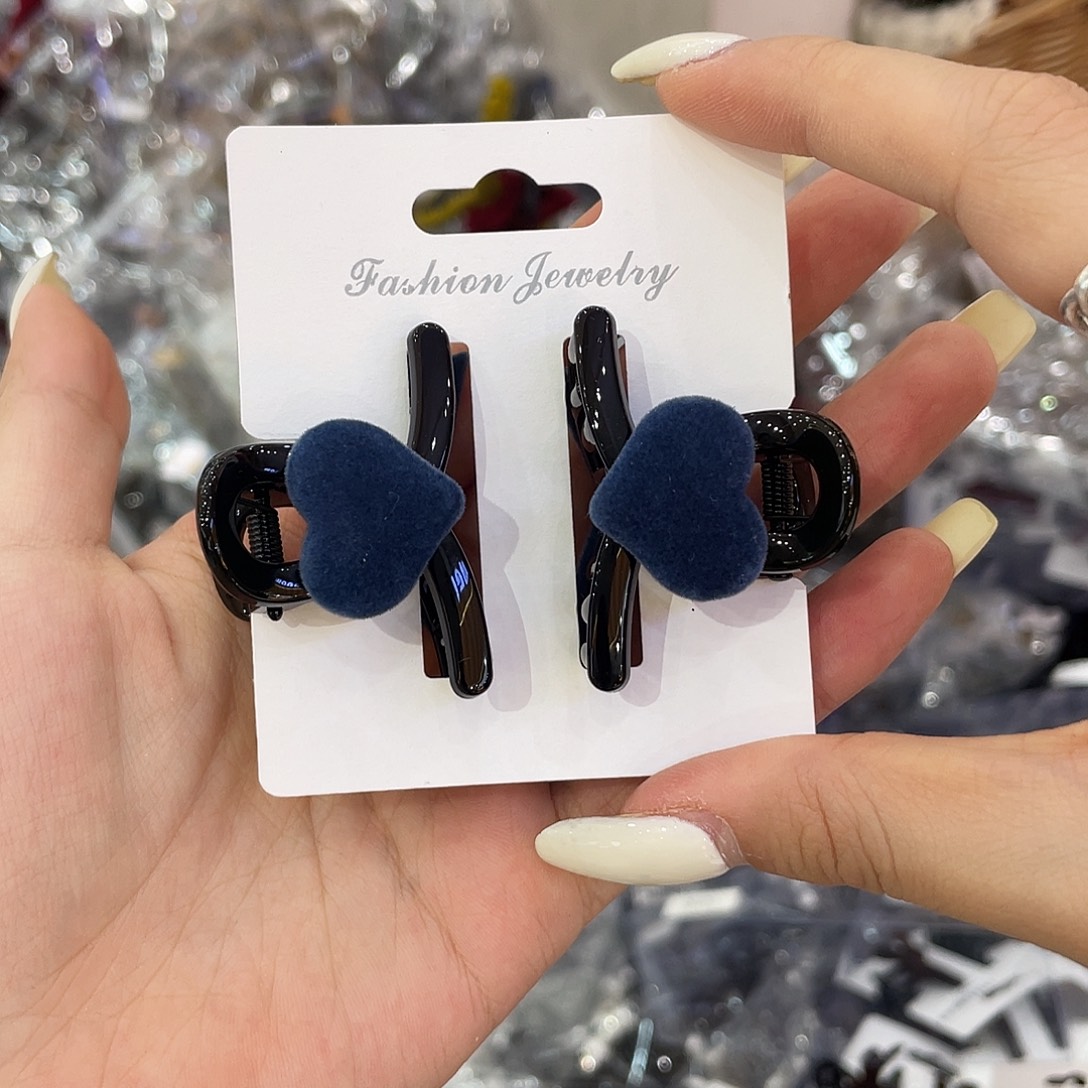 非金属树脂蓝色刘海抓