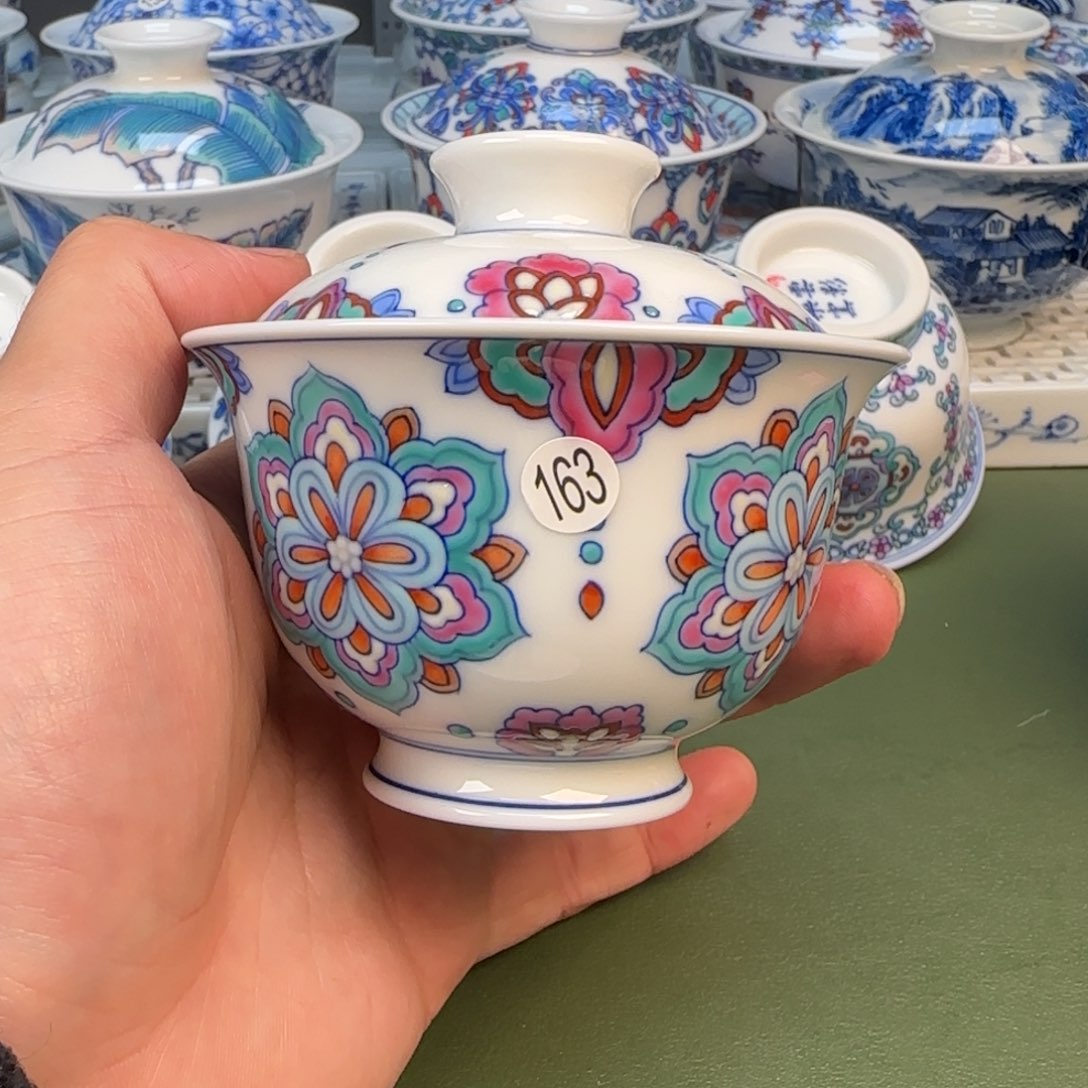 彦祖纯手工手绘茶具163