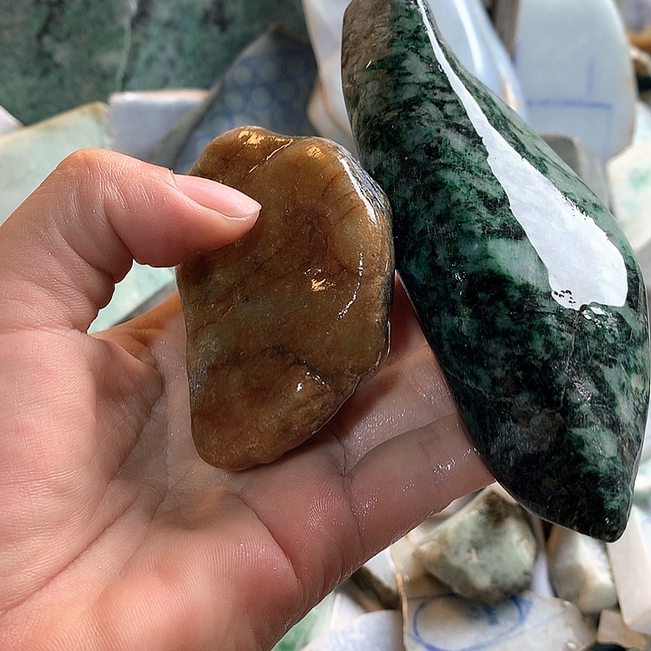 配石翡翠服****翠翡翠料子