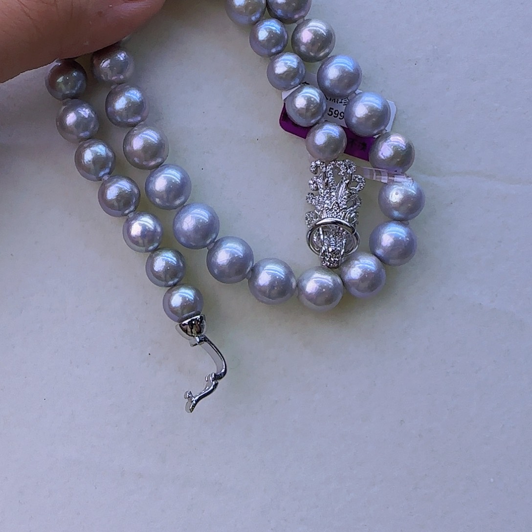 未镶嵌淡水珍珠799项链费*娜