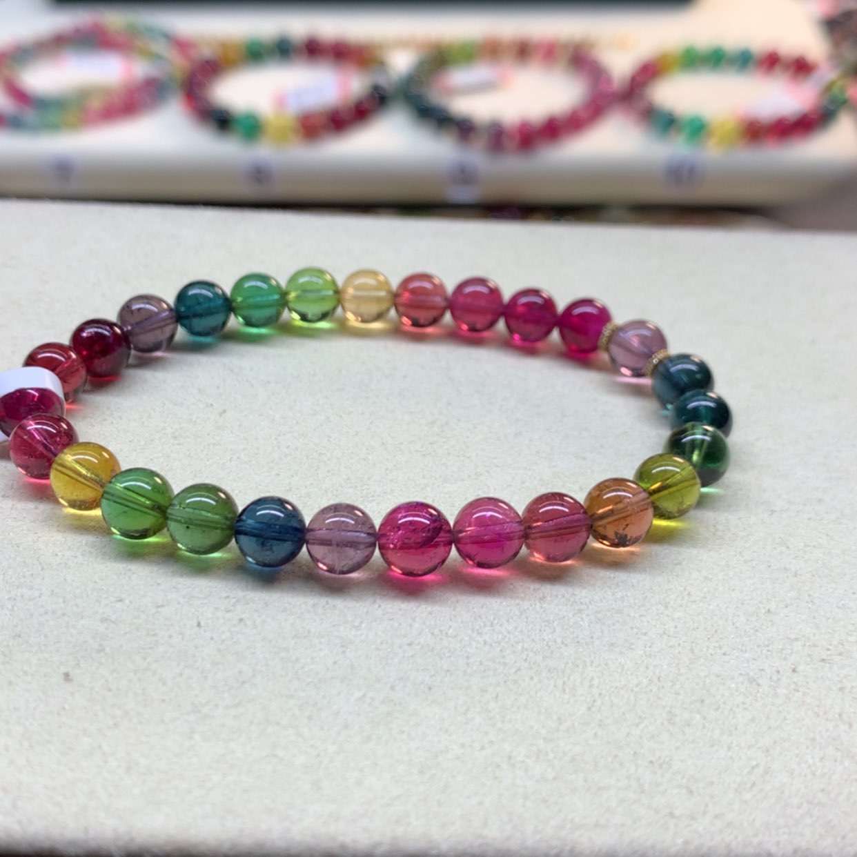 【闪购商品】碧玺手链未镶嵌碧玺色标