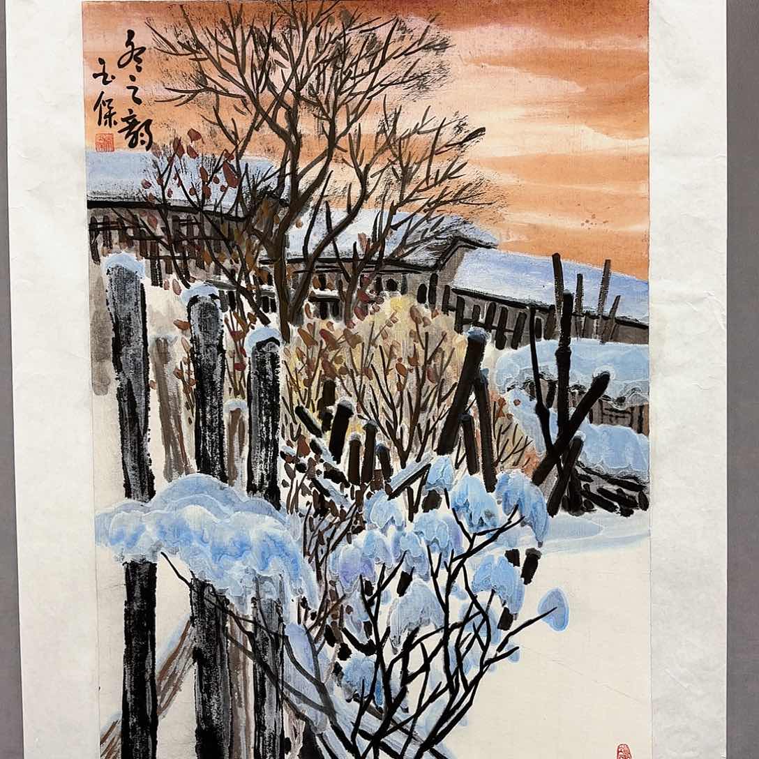国画国画纯手绘作品请放心去藏