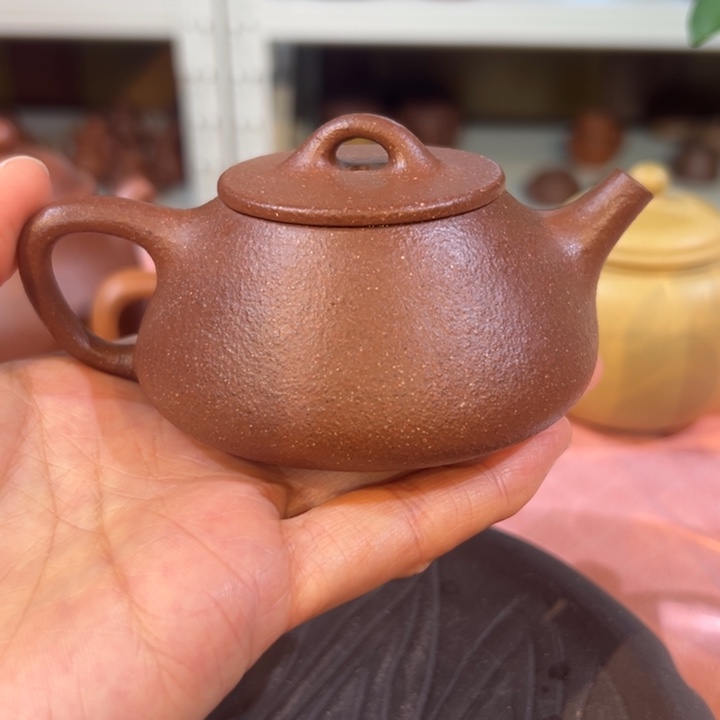 紫砂茶案紫泥平盖150cc