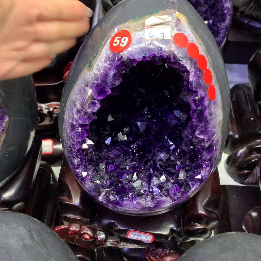 水晶摆件婷未镶嵌